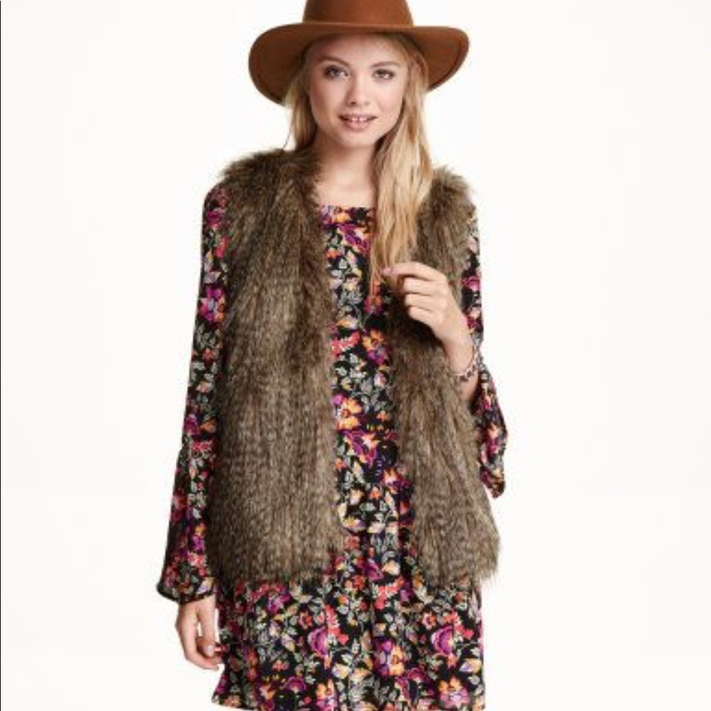 H&M Faux Fur Vest